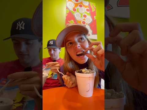 EAT FRO YO WITH US PT.2 #shorts #couples #eating #mukbang #foodie #couple #dating #sweets