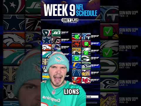 NFL WEEK 9 PREDICTIONS #nfl #nfltrending #nflviral #nflpredictions