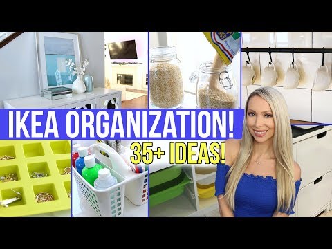 35+ IKEA ORGANIZATION IDEAS! Affordable Organization!