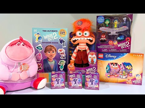 Disney INSIDE OUT 2 Toys Unboxing: Shaking & Talking Anxiety Plush | Hot Wheels & Blind Box 🎁