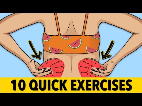 10 Quick Exercises to Eliminate Love Handles – At-Home Session