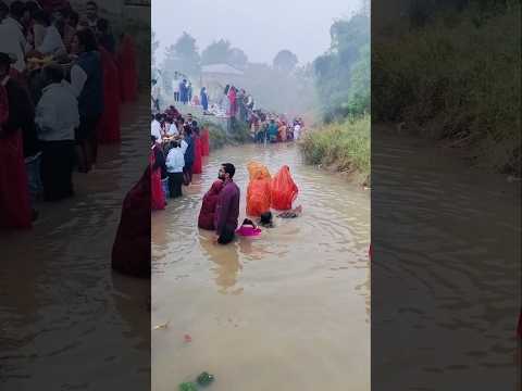 Ghuti Bhara Dhoti Bhije.Jay Chhathi Maiya. Bihar Jharkhand ka mahan parv chhath Puja. #shorts#chhath