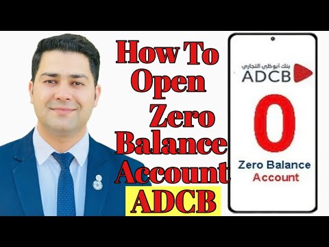 How to open ADCB Hayyak  zero blance account | open zero blance account online