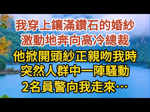 【大結局】《BB被搶後》第11集：我穿上鑲滿鑽石的婚紗，激動地奔向高冷總裁，他掀開頭紗正親吻我時，突然人群中一陣騷動，2名員警向我走來……#婚姻#情感故事#甜寵#故事#小說#霸總