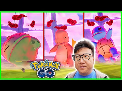 I Soloed Dynamax Bulbasaur, Charmander And Squirtle in Pokemon GO