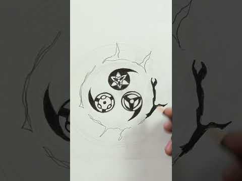 Drawing the most powerful eyes in Naruto