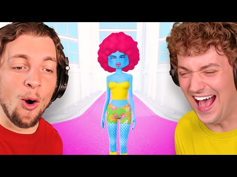 We played ROBLOX Dress To Impress!