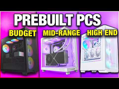 Best PREBUILT Gaming PCs 😃 1440p, 4K, 1080p!