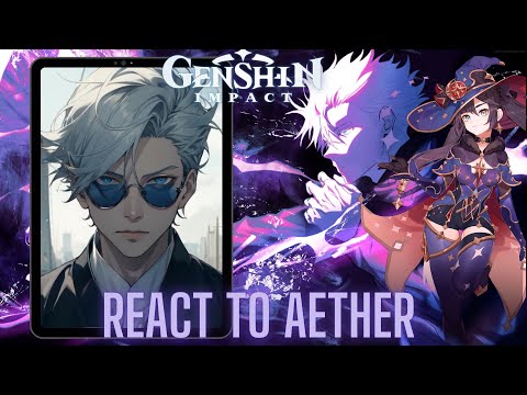 Genshin impact react to Aether as gojo satoru | itadori yuji | jujutsu kaisen | Gacha life 2  |