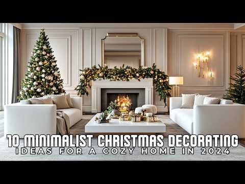 10 Minimalist Christmas Decorating Ideas for a Cozy Home in 2024