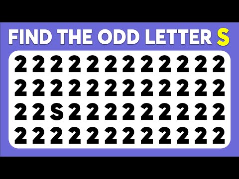 Find the ODD Number and Letter 🔠✅ Find the ODD One Out | Emoji Quiz | Monkey Quiz