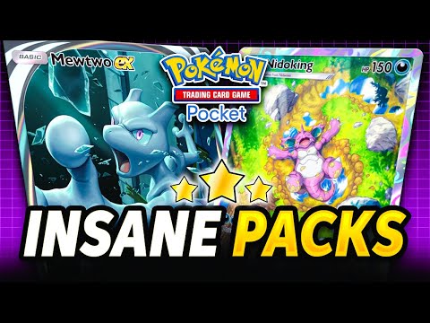 Pokemon TCG Pocket - 100 Cards / First Pack Openings  - LAUNCH GAMEPLAY