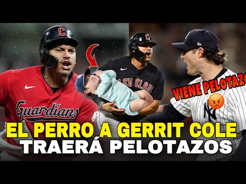 BATEADOR PERREO A GERRIT COLE Y PODRIA RECIBIR PELOTAZO POR HACERLO, JOSH NAYLOR - MLB BASEBALL