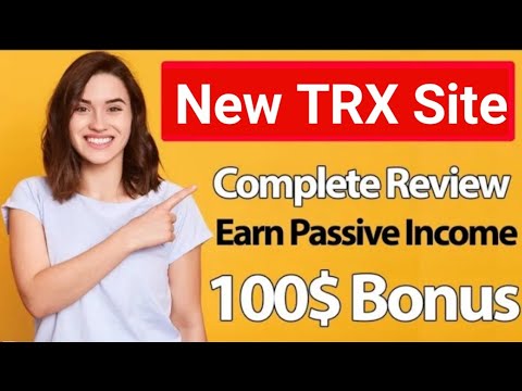 New trx real earning site | Get 5000 trx free to earn money online site 2022