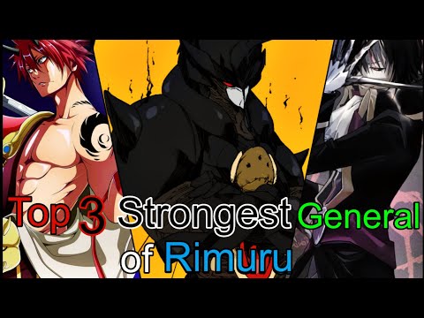 Rimuru's Top 3 Strongest General's | Strongest General's of Rimuru | Tensura + Novel #anime #tensura