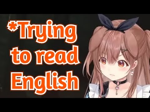 Korone's English Reading Skill is Both Impressive and Confusing at the Same Time [Hololive]