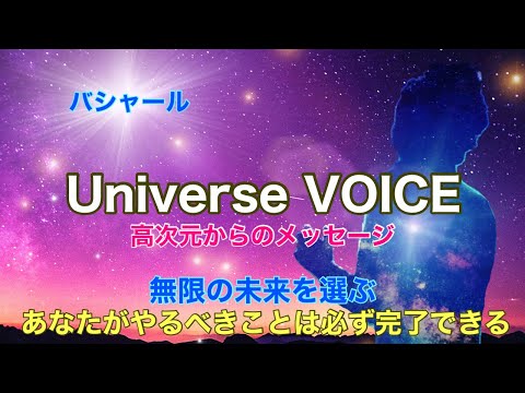 【バシャール】無限の未来を選ぶ/あなたがやるべきことは必ず完了できる