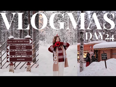 🎅🏻VLOGMAS#24⛄️成就解鎖✔️踏入北極圈🎅🏻平安夜去見聖誕老人了啦!!!!🧸Heyman Lam🧸