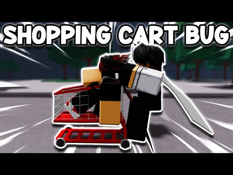 ANNOYING PLAYERS WITH THE SHOPPING CART BUG!!! (Roblox The Strongest Battlegrounds)