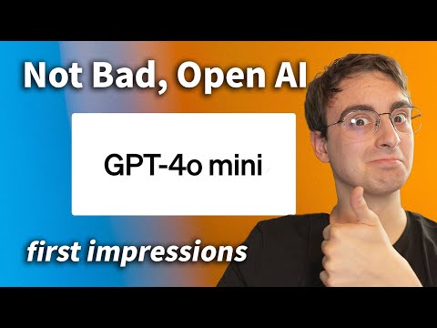 GPT-4o Mini First Impressions: Fast, Cheap, & Dang Good.