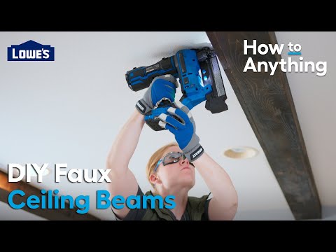 How to Build and Install Faux Ceiling Beams | How To Anything