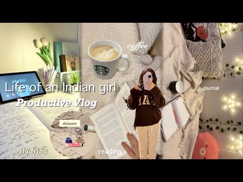 Life of an Indian Girl || Study vlog ☕️📓|| Productive vlog || Introvert diaries 🌱🍂 #sscaspirants