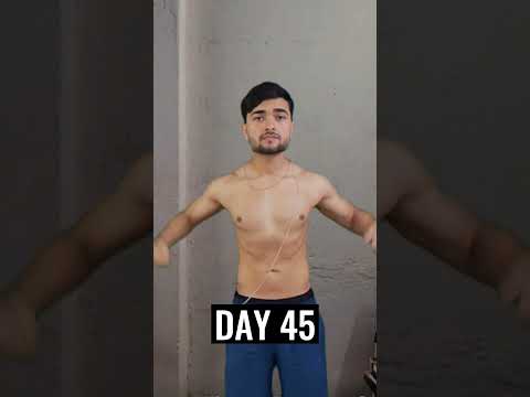 45 days extreme fat loss transformation #shorts #fattofit