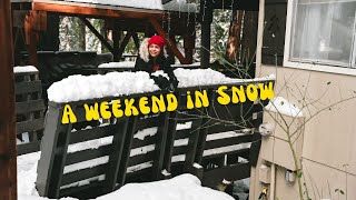 Snowy Adventures In Bear Valley: Our Epic Weekend Vlog!