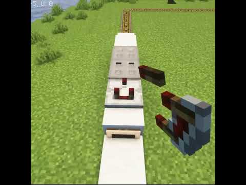 Best Modern Train in Minecraft! #shorts #minecraft