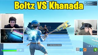 Boltz VS Khanada 1v1 Buildfights!