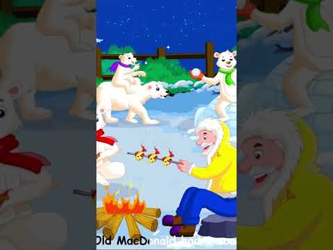 Old MacDonald #crocodile #bee #polarbear #nurseryrhymes #songs