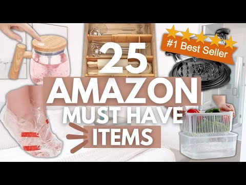 25 AMAZON MUST HAVES | Amazon Items I WON'T live without | Viral Amazon Products