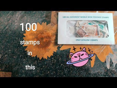 Is it true? : would there be 100 stamps in a small envelope?#stamp collection #snapdeal #philately