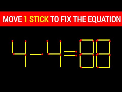 If you are GENIUS solve this || Matchstick puzzle || Ep : 64