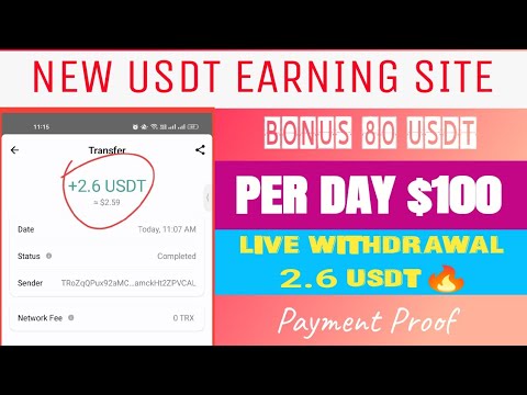 Free USDT Earning Shopping Mall website | Per Order 100 USDT | New Usdt Order grabbing App