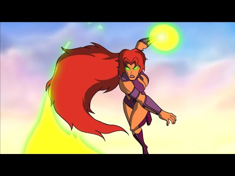 Starfire Powers and Fight Scenes - Superman/Batman: Public Enemies