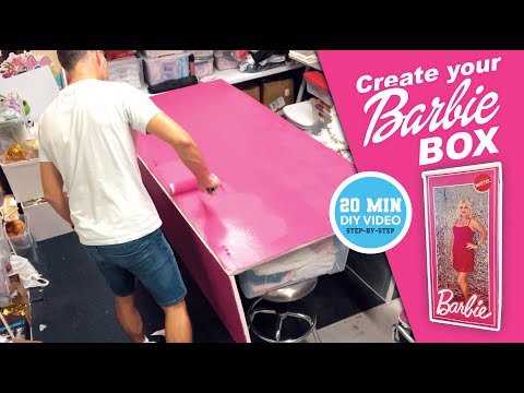 Foldable Barbie Box DIY | Detailed instruction on our website