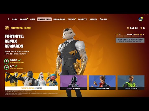 Fortnite: Chapter 2 Remix | Battle Pass (Full Showcase)