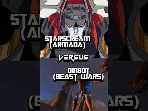 Starscream (Armada) Vs Dinobot (Beast Wars) #faxorcap #transformers