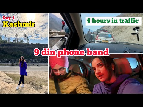 4 ghante ek hi jgha pe fase rhe 😰 | Banihal | Kashmir 2023 #kasmir #vlog #video #kashmirvalley