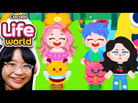 I made Cherry, Vidia and Liam in COCOBI Life World!!!