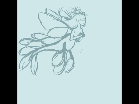 Drawing stream - starting with mermaid - quiet drawing