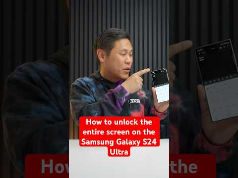 How to Unlock the ENTIRE Screen on the Samsung Galaxy S24 Ultra