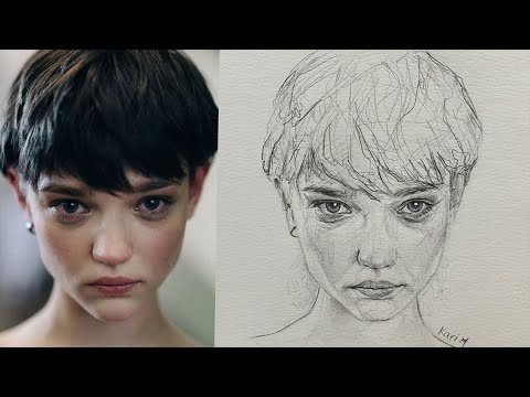 Draw a Sad Girl's Face in Your Own Style!  #drawingtutorial