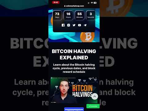 Bitcoin Halving Countdown clocks ⏰ #crypto #bitcoin