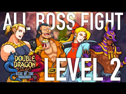 Double Dragon Gaiden: Rise of the Dragons All Boss Fight Level 2