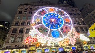 Saks Fifth Ave's UNBELIEVABLE Christmas Light Show: NYC's Biggest Holiday Spectacle! 🌟🎄