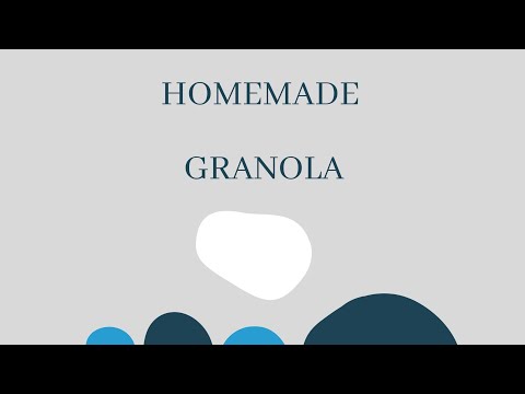 How to make Granola #homemade #healthy #parfait #snack #weightgain