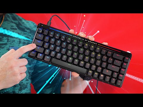 Checking out the new ASUS ROG Falchion ACE HFX Keyboard!