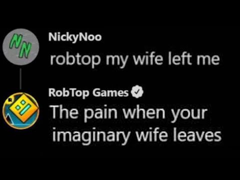 ROBTOP BEING A SAVAGE